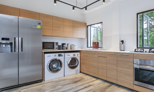 洗濯機と洗面所とキッチン 収納設計 動線 片付く間取りとオーダー収納家具のコンサルティング Suzukuri